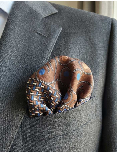 Cravatex pochet bruin