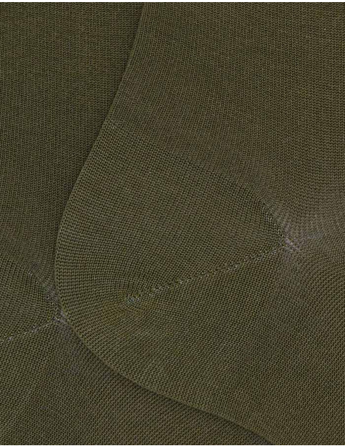 Light fijne herensokken in fil d’Écosse lichtgewicht groen