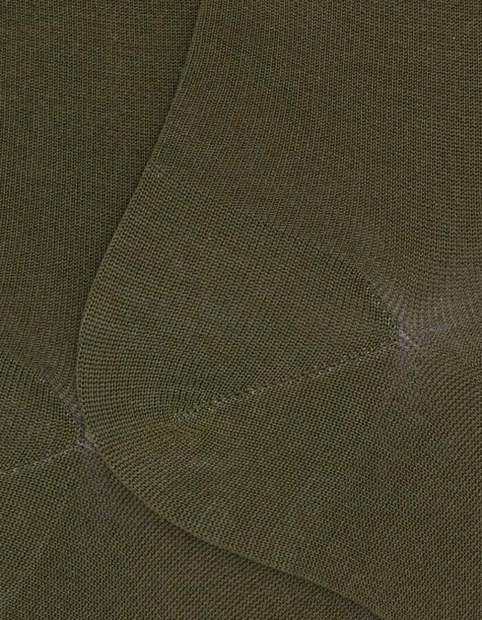 Light fijne herensokken in fil d’Écosse lichtgewicht groen