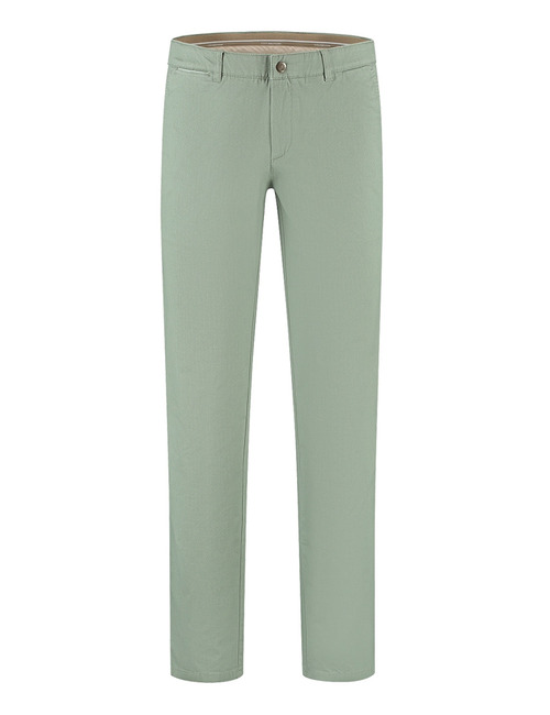Luxury Comfort chino modern fit medium green