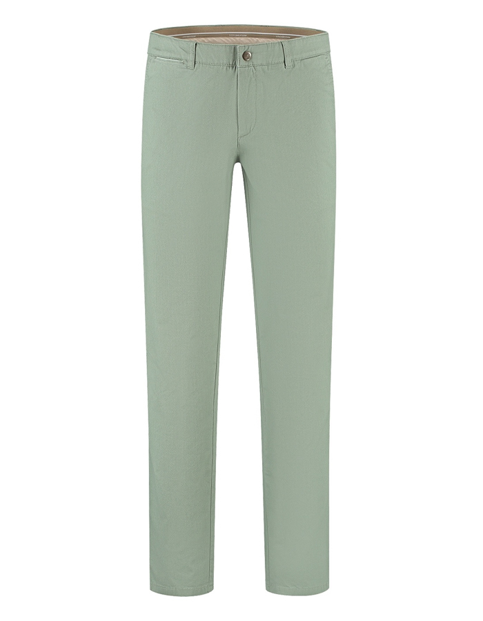 Luxury Comfort chino modern fit medium green