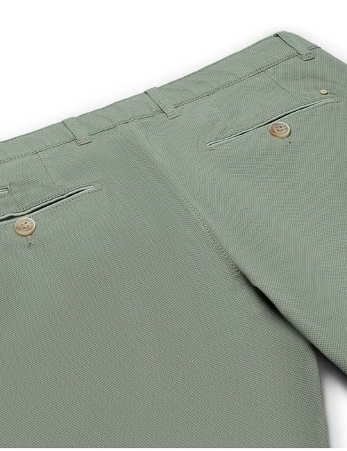Luxury Comfort chino modern fit medium green