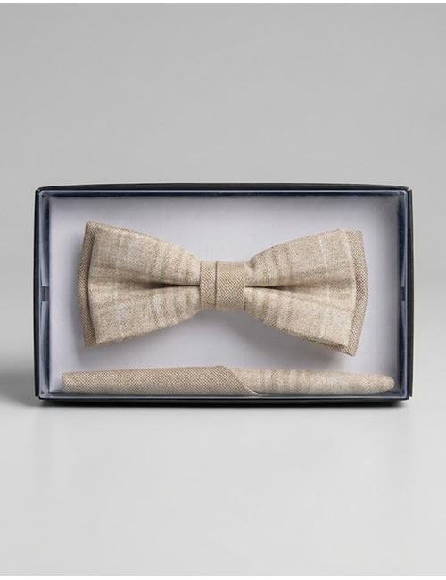 Immediate vlinderdassen ecru