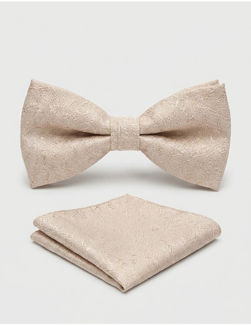 Immediate vlinderdassen beige