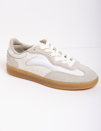 PARK - Sneaker met retro uitstraling en mix van materialen