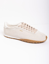 BRIDGE - Suède sneaker met ton sur ton veters