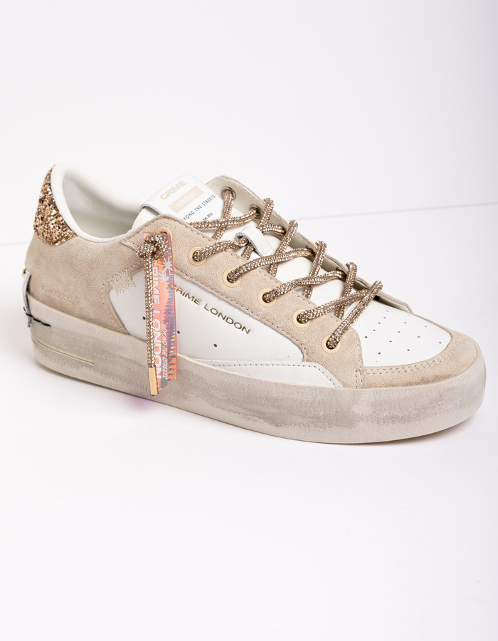 Crime Londen sneakers beige