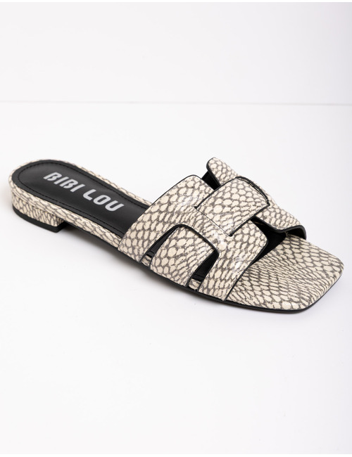 Bibi Lou muil met hak beige