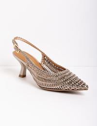 Slingback Pump Goud