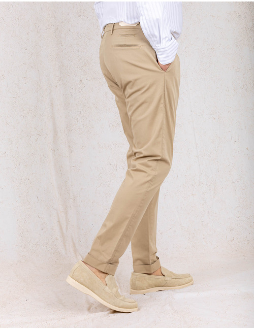 Briglia modern fit broek beige