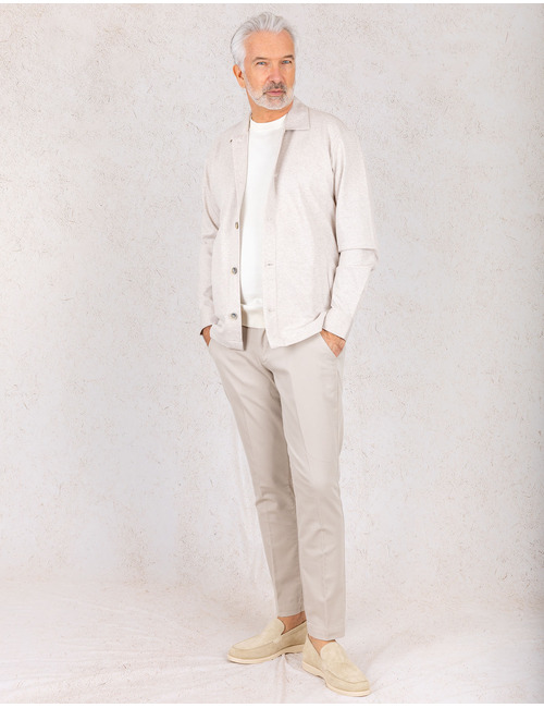 Gentiluomo modern fit hemd bruin