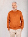 Gran Sasso pull met ronde hals oranje
