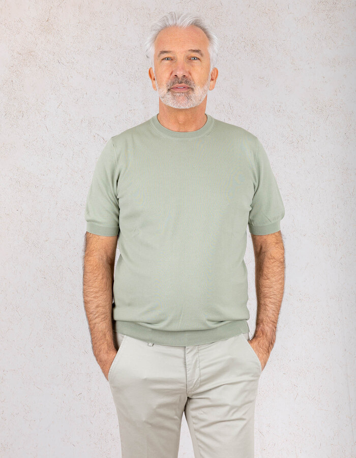 Gran Sasso t-shirt korte mouw groen