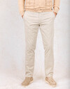 Mmx modern fit broek beige