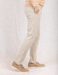 Mmx modern fit broek beige