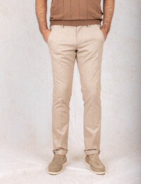 Torino chino in katoenmix modern fit beige