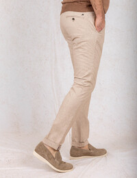 Torino chino in katoenmix modern fit beige