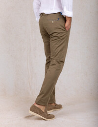 Atelier Noterman modern fit broek beige