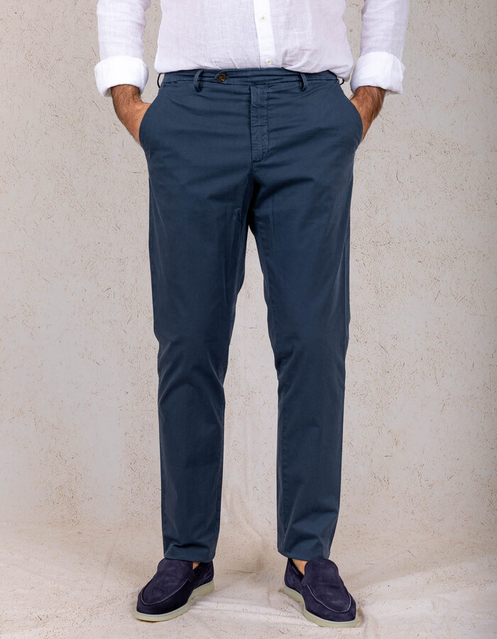 Briglia modern fit broek blauw