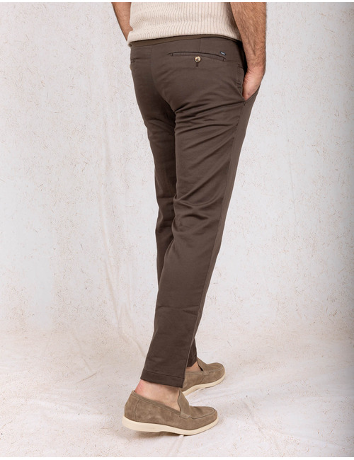 Hiltl slim broek bruin