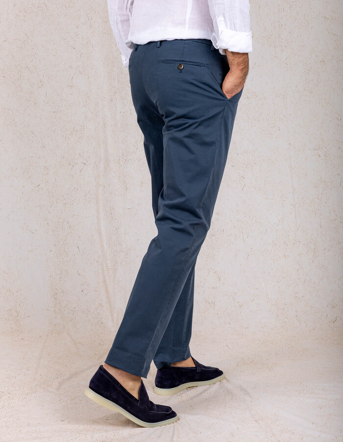 Briglia modern fit broek blauw