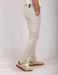 Mmx modern fit broek beige