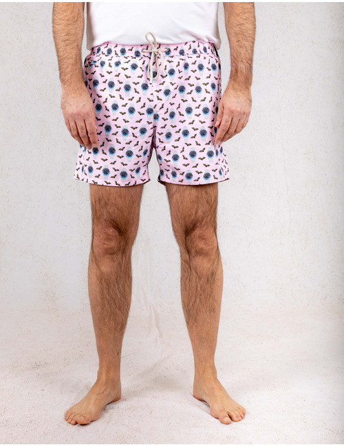 Mc2 Saint Barth zwemshort roze