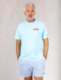 Mc2 Saint Barth t-shirt korte mouw turquoise