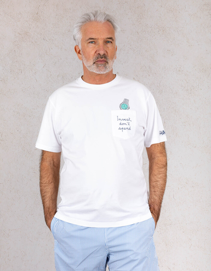 Mc2 Saint Barth t-shirt korte mouw wit