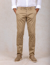 Torino chino in katoenmix modern fit beige
