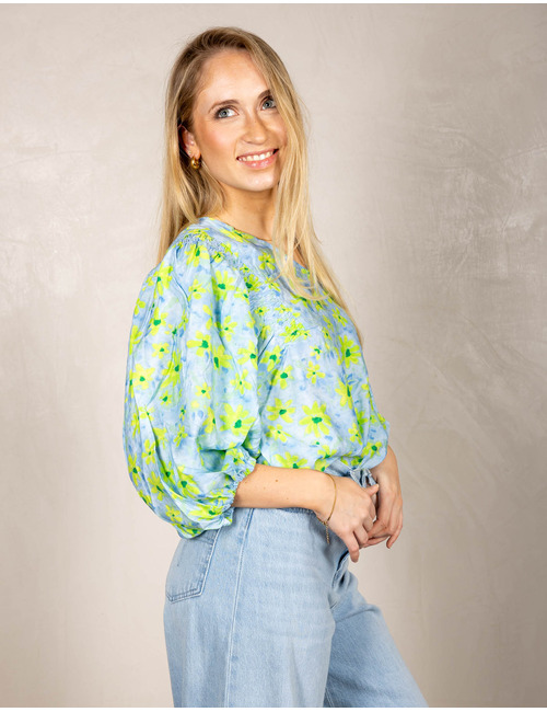 Freequent bloes blauw