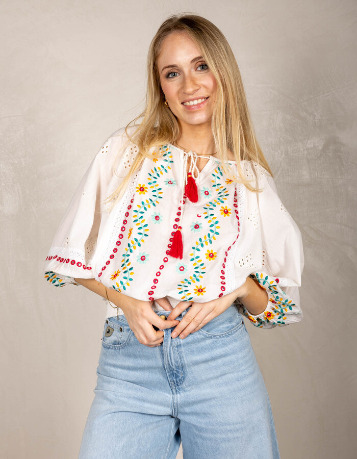 Rene Derhy bloes ecru