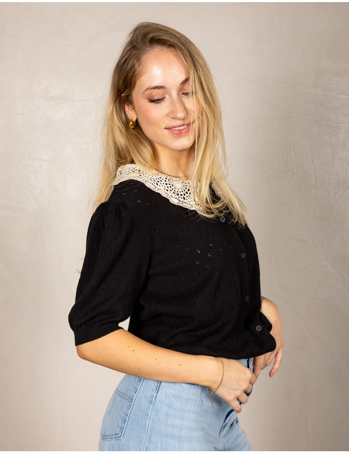 Rene Derhy pull zwart