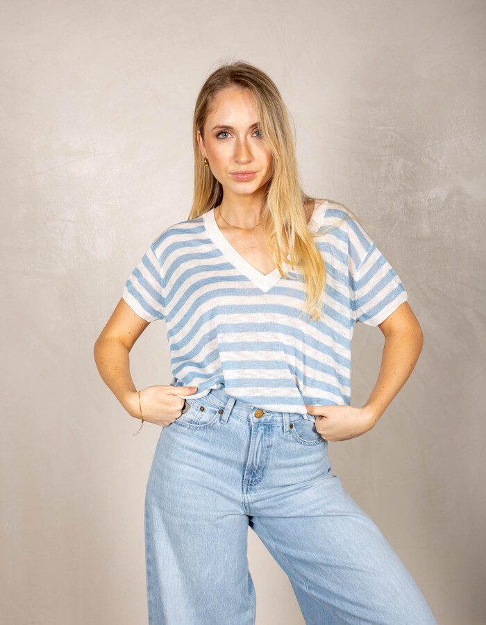 Rinascimento pull blauw