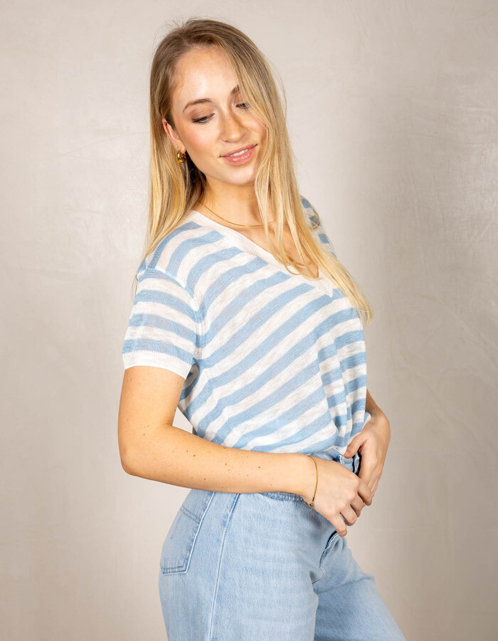 Rinascimento pull blauw