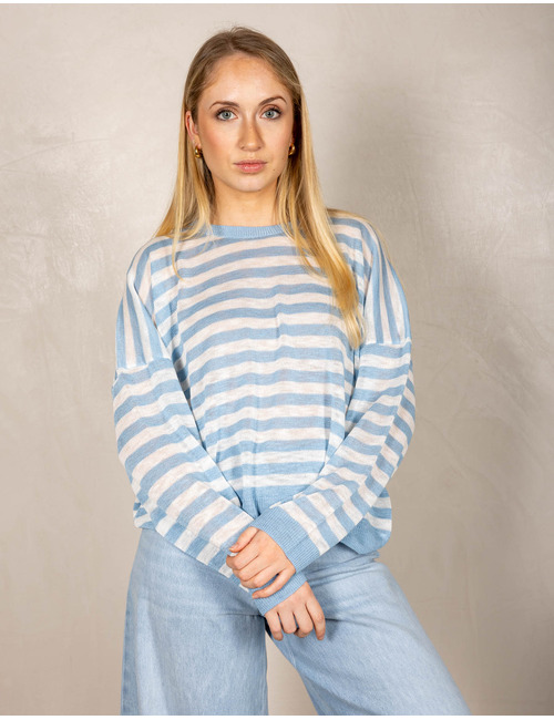 Rinascimento pull blauw