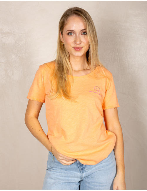The Shirt Projects t-shirt korte mouw oranje