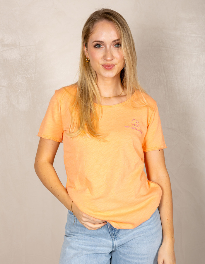 The Shirt Projects t-shirt korte mouw oranje
