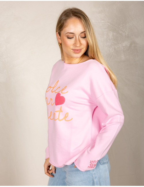 The Shirt Projects t-shirt lange mouw roze