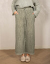 ARCE - Linnen broek met elastische taille