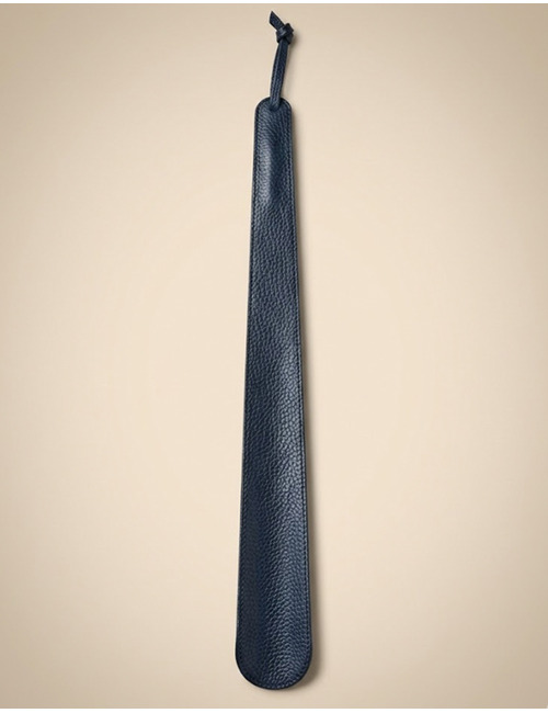 Pasotti Schoenlepel in Generfd Leder Donkerblauw