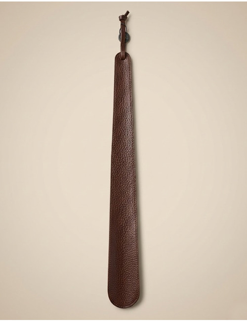 Pasotti Schoenlepel in Generfd Leder Donkerbruin