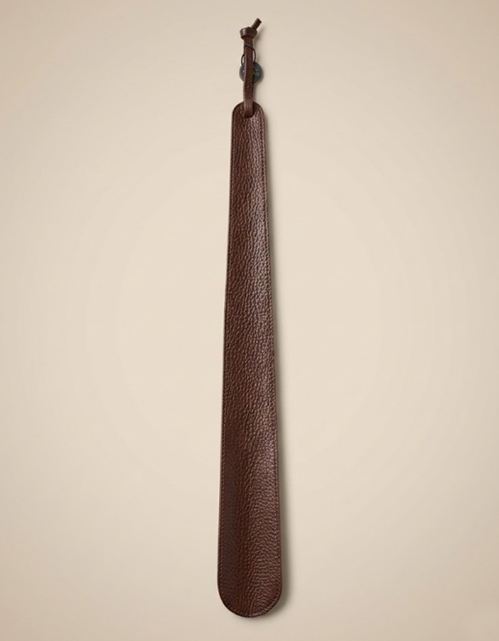 Pasotti Schoenlepel in Generfd Leder Donkerbruin