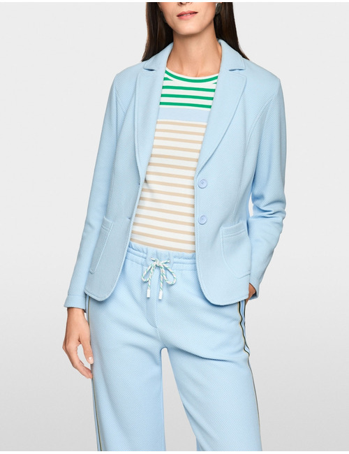 Sportieve blazer met structuurpatroon