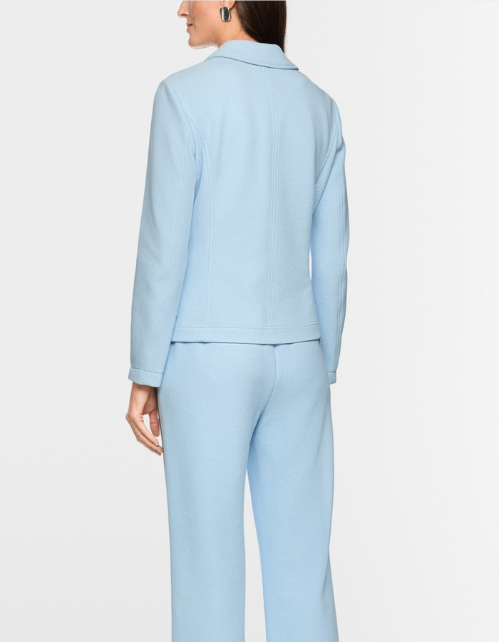 Sportieve blazer met structuurpatroon