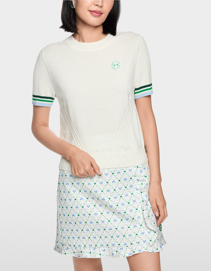 Trui met korte mouwen