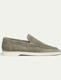 Pistache Yacht Loafers suède loafers rubberzool pistache