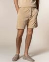 Terry towelling leisure shorts katoen badstof beige