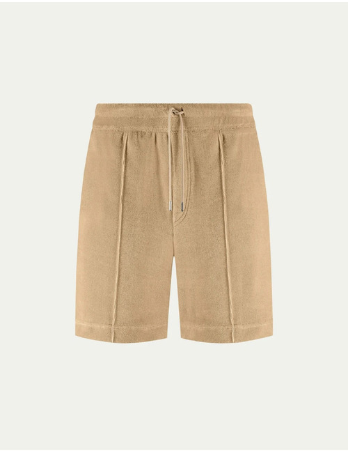 Terry towelling leisure shorts katoen badstof beige