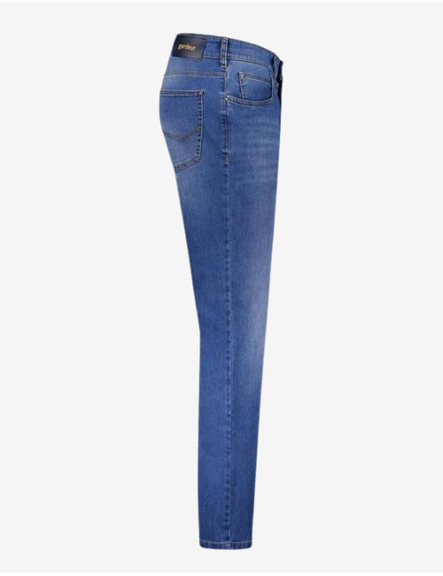 Bradley-2 jeans stretch katoen blauw